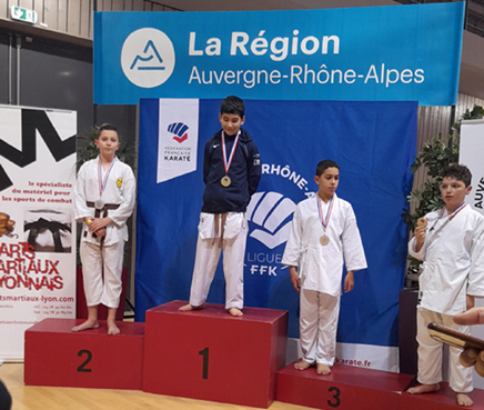 Podium-2-CSKO Karaté